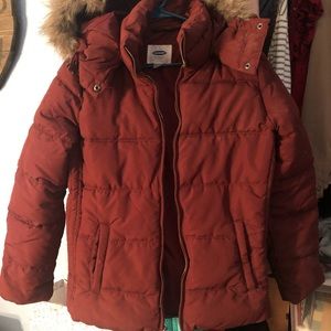 Old Navy down puffer coat